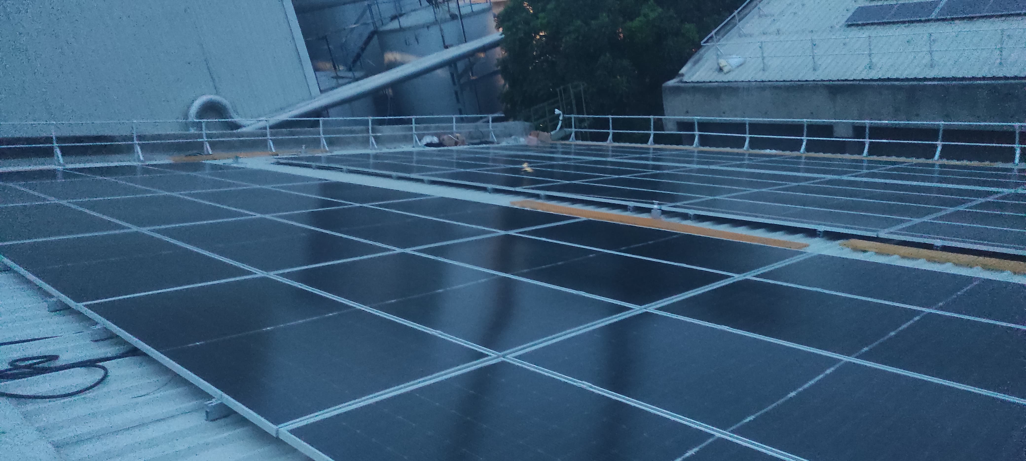 Solar Installation Team at Work